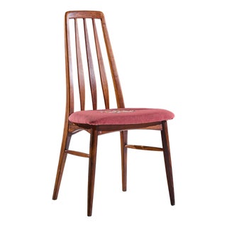 Niels Koefoed Eva Mid Century Danish Rosewood Dining Chair For Sale