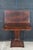 Antique 19th Century American Empire Crotch Mahogany Game Card Console Table For Sale - Image 6 of 15