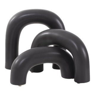 Urbean Ceramic Sculpture- Set of 3 For Sale