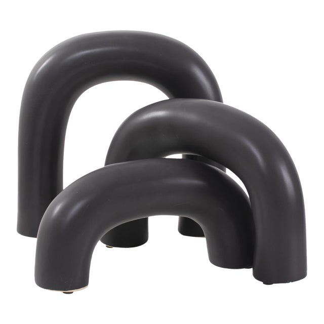 Urbean Ceramic Sculpture- Set of 3 For Sale