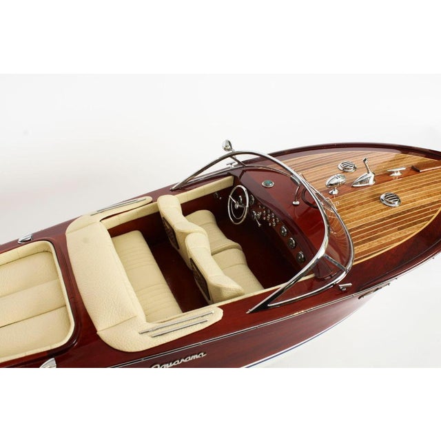 Riva Aquarama Speedboat Model with Cream Interior For Sale - Image 9 of 18