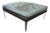 Lee Industries for Witford Hide + Leather Ottoman For Sale
