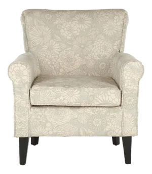 Overstuffed Club Chair in Abbey Mist