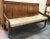 18th Century Handmade Wooden Bench/Settee With Custom Cushions For Sale - Image 4 of 12