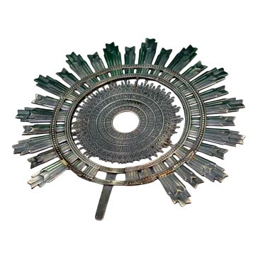 Silver Splendor Symbolizing the Sun | Chairish