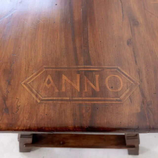 Wood Rustic 18th Century Spanish Baroque Period Side Table For Sale - Image 7 of 13