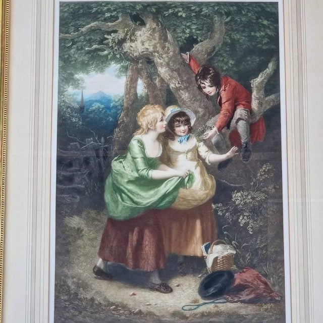 Wood Louis Busiere, Henry Thomson, Summer, 1936, Antiqued Glass & Wood & Paper, Framed For Sale - Image 7 of 11