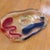 Memphis Group 1980s Luigi Serafini for Memphis Extra Signed Murano Glass Ashtray and Catchall For Sale - Image 4 of 13