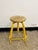 Tan Vintage French Workshop Stool, 1950s For Sale - Image 8 of 8