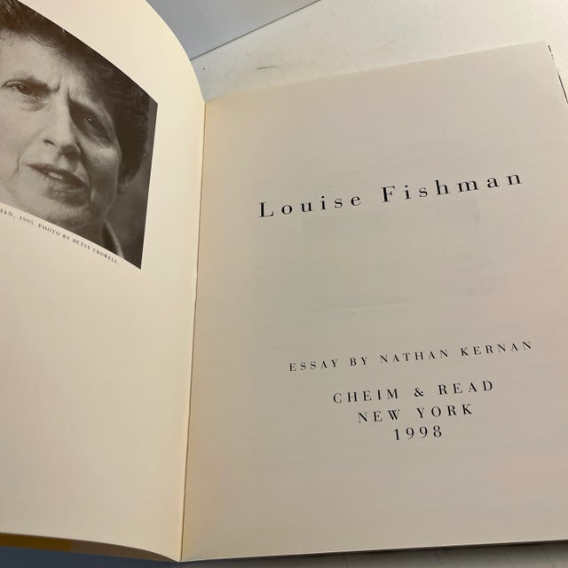 Lovely exhibition catalog, Louise Fishman, 1998, Cheim & Read, New York. Oversized softcover with pictorial wraps. 32pp....