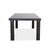 Extendable Dining Table in Black Oak from Contours For Sale - Image 11 of 12