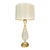 1950s Mid Century Modern Barovier & Toso Murano Coronado d'Oro Glass Table Lamp For Sale