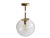 Contemporary Emiter Brass Hanging Lamp by Jan Garncarek For Sale - Image 3 of 5