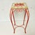 Mid-Century Coastal Boho Chic Seashell Motif Metal Tole Plant Stand For Sale - Image 10 of 12