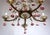 Brass and Porcelain 5-Light Chandelier by Peris Andreu, 1940s For Sale - Image 14 of 16