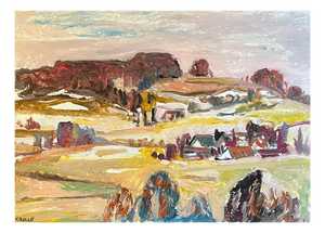Jean Krille, Landscape 117, Oil on Masonite