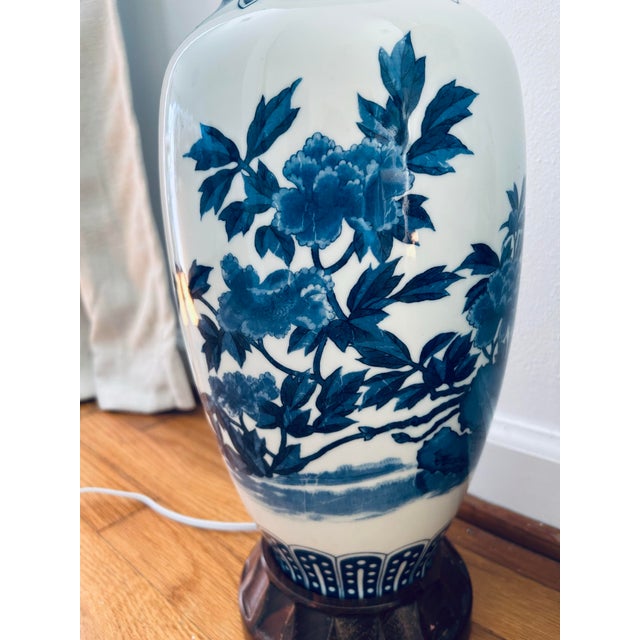 1960s 1960s Large Vintage Chinoiserie Lamp - A Pair For Sale - Image 5 of 12