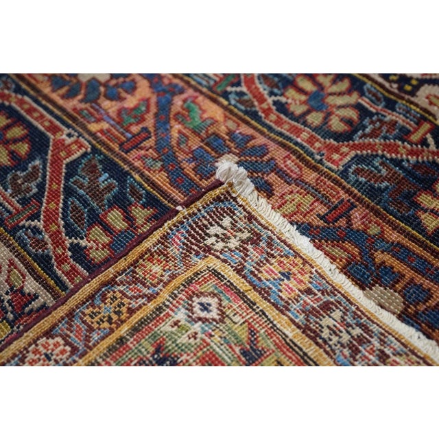 Fine Antique Tribal Qashqai Rug 8'4'' X 15'4'' For Sale - Image 4 of 12