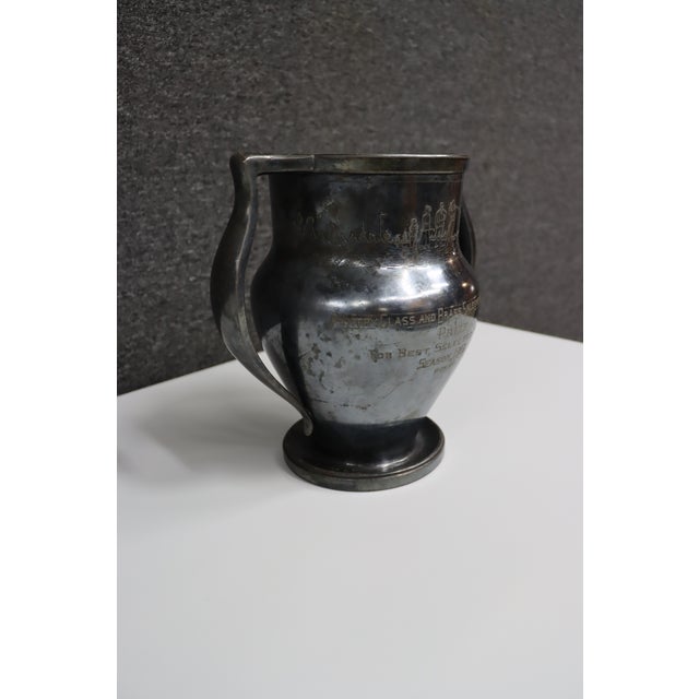 Antique silver-plated trophy cup by Rogers Brothers, awarded in 1913 by the Pottery, Glass and Brass Salesmen’s...