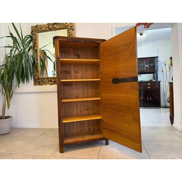 Antique Biedermeier Walnut Cabinet For Sale - Image 12 of 13