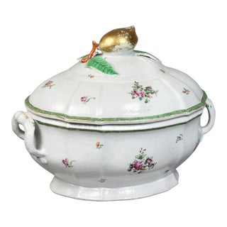Chinese Export Porcelain Soup Tureen For Sale