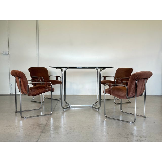 Dining Table and Chairs by Guido Faleschini, 1970s, Set of 5 For Sale - Image 13 of 13