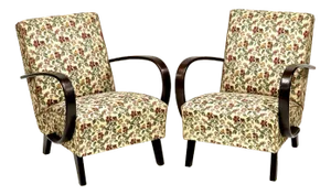 Set of Vintage Armchairs by Jindrich Halabala