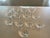Noritake Vintage Noritake Mid-Century Modern Sasaki Bamboo Etched Crystal Champagne / Low Sherbert Glasses Set of 13 For Sale - Image 4 of 5