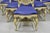 Vintage French Hollywood Regency Style Cane Pretzel Back Dining Chairs- Set of 6 For Sale - Image 4 of 13