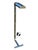 Metal Tubular Chrome Modern T Base Floor Lamp For Sale - Image 7 of 11
