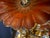 Vintage Italian Gilt Tole Mid-Century Modern Chandlier For Sale - Image 15 of 15