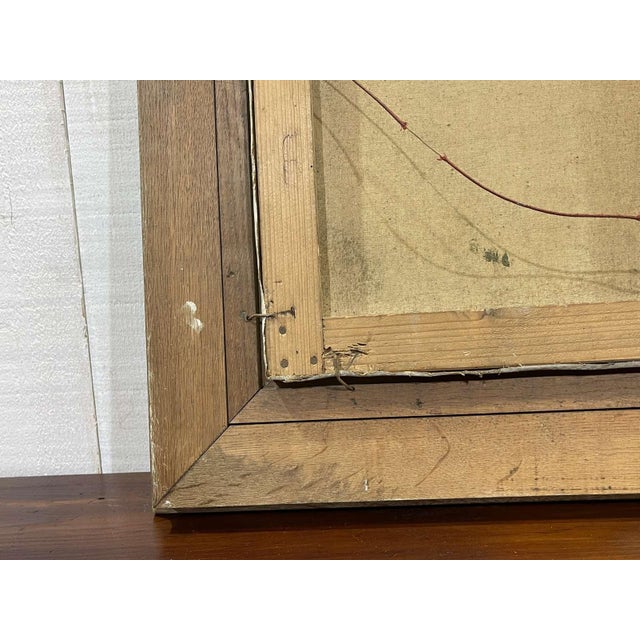 Auguste Louis Denis Penguern, Countryside Landscape, Oil on Canvas, Framed For Sale - Image 10 of 13