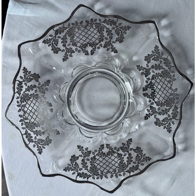 Mid 20th Century Mid 20th Century American Large Scale Sterling Silver Gilt Centerpiece Bowl & Underplate - Two Pieces For Sale - Image 5 of 16
