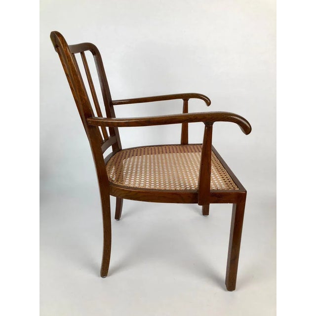 Lightweight armchair designed and made in Vienna in the 1930s influenced by Josef Frank. The frame is constructed of...