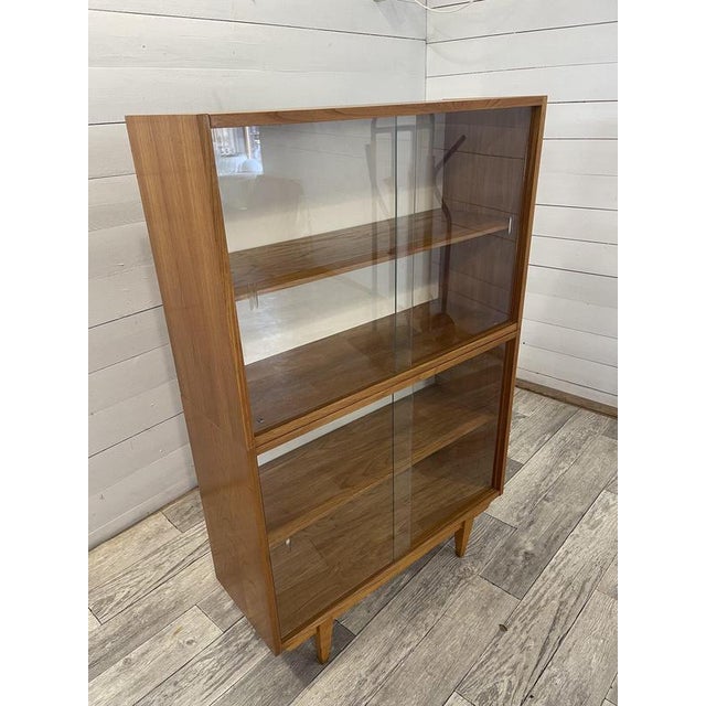 Vintage Show / Book Case by Jitona made in Sobeslav/Brno Year; 1972 In superb condition with glass sliding doors Original...