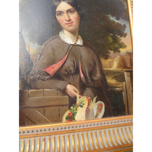 William Thompson Van Zandt Portrait Circa 1860s For Sale - Image 4 of 10