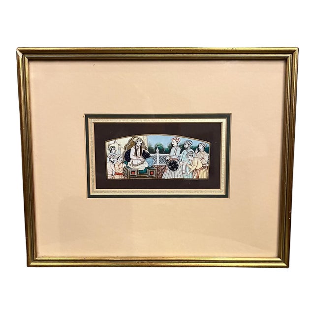 Late 19th Century Indian Mughal Painting For Sale