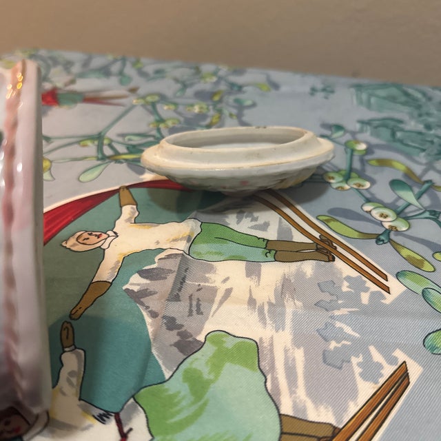 Vintage Coastal Porcelain Trinket Box For Sale - Image 4 of 9