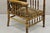 Wood Antique Arts & Crafts Mission Turn Carved Walnut Small Child's Morris Chair For Sale - Image 7 of 11