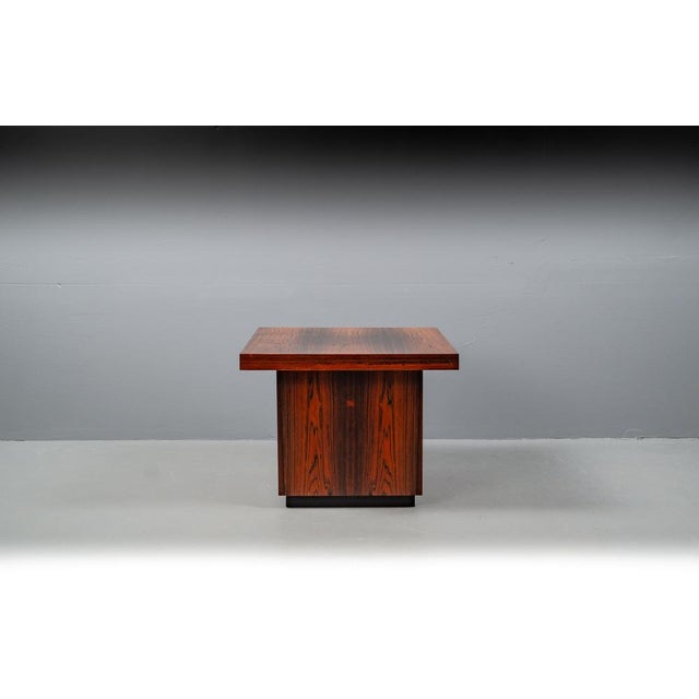 Rosewood Coffee Table with Secret Compartment, 1960s For Sale - Image 12 of 18