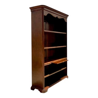 Vintage Boho Custom Monumental Etagere With Pull Out Table For Sale