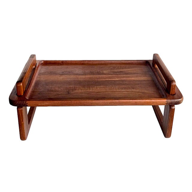 Vintage Teak Wood Breakfast/Laptop Tray Designed by Jens H. Quistgaard for Dansk For Sale In Miami - Image 6 of 11