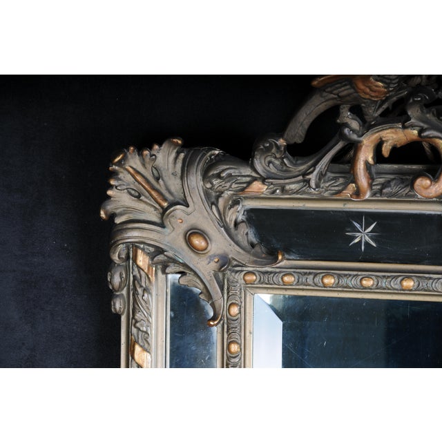 Historicism Gilt Wood Mirror, 1870s For Sale - Image 6 of 18