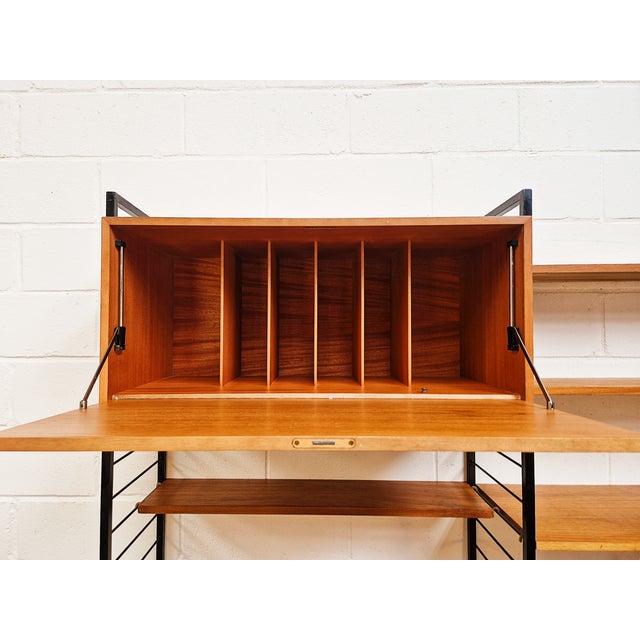 Vintage Danish Three Bay Sideboard by Robert Heal for Heals Staples Ladderax, 1960s For Sale - Image 4 of 13