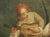 18th Century French Genre Scene Overdoor Painting, Circa 1770 For Sale - Image 9 of 13