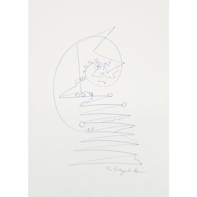 Abstract Art Folder - Eva Bouzard-Hui, C. 1990s For Sale - Image 10 of 18