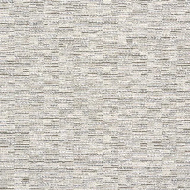 Sample - Schumacher Albers Weave Fabric in Dove For Sale