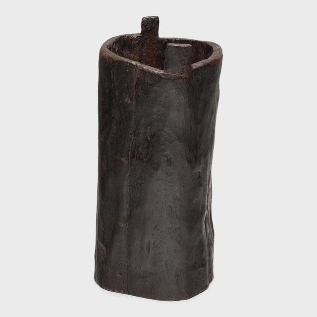 This rustic wooden container dates to the mid-19th century and was once used to store dry goods or household items in a...