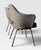 Metal Pair of Knoll Saarinen Executive Armchairs in Rivington Ash Grey, Chrome Legs (2019) For Sale - Image 7 of 12
