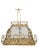 Mid 20th Century Mid 20th Century Hollywood Regency Gilt Iron Tea/Bar Cart on Wheels For Sale - Image 5 of 12